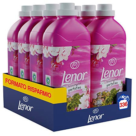 Lenor Portofino Weichspüler 336 Atmosphären, Maxi Format 8 x 42 Waschgänge