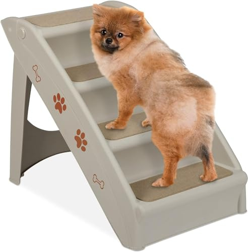 Foldable Stairs for Pets, Dogs, Cats Portable Steps Collapsible Lightweight Ladders