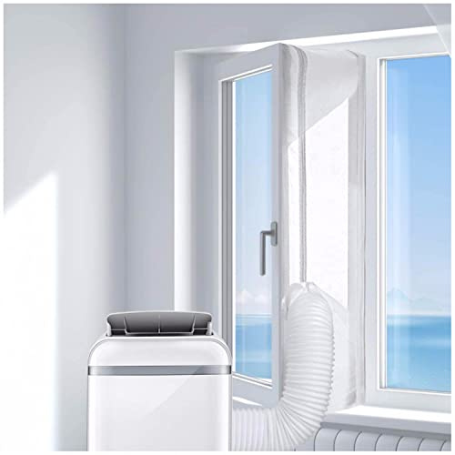 JTWMY Klimaanlage Fensterabdichtung,Fensterabdichtung für Mobile Klimageräte Ablufttrockner, Hot Air Stop Geeignet für Flügelfenster,Kein Bohren Fenster 400cm