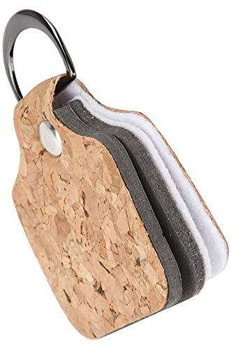 Agatige Angelschnurglätter, 2-in-1-Fliegenfischen-Drahtvorfachglätter-Reinigungszubehör mit D‑Clips Tackle Tools