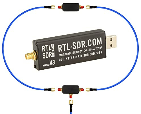 RTL-SDR Blog V3 R860 RTL2832U HF Bias Tee SMA SDR Empfänger + Youloop Antenne