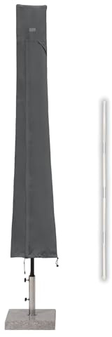 Sekey Heavy Duty Protective Cover for Cantilever Parasol - 220 cm x 30/50 cm - 600D Oxford Fabric Waterproof Anti-UV with Mounting Rod and Vents