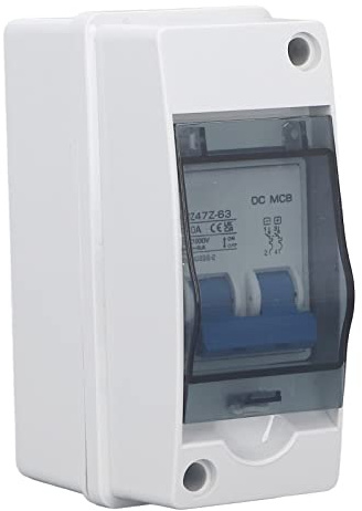 LiebeWH Rotary Battery Disconnect DC Mini Circuit Breaker Switch Isolator Cut OFF Battery Power Switch Circuit Breaker Junction Box DC1000V 50A, LiebeWHpzd35b1s2i