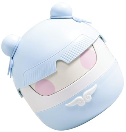 CAXUSD Papelera Pequeña Con Tapa Abatible Para Baño Escritorio Dormitorio Cocina Oficina Papelera De Adorable y Práctica Para Residuos