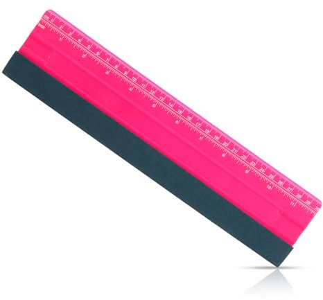 PEOVLVN Professionell skrapa för vinyl, liten filtskrapa med linjal tapet, utjämningsverktyg vinylfolie skrapor för dekaler, klistermärke, papper, tapet, fönsterfilm (30 cm)