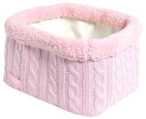 Jollein 580-001-64896 Korb, cable hellrosa