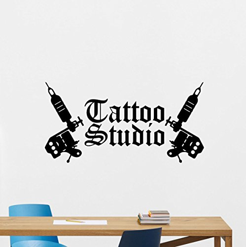 Tattoo Studio Wall Decal Ink Machine Salon Poster Wall Vinyl Sticker Kids Teen Boy Room Nursery Bedroom Wall Art Decor Mural 77bar