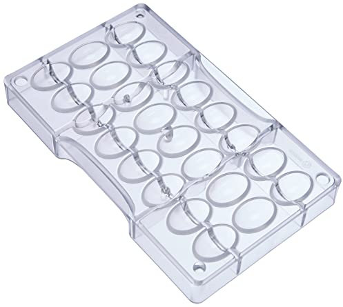 Decora 0050048 SCHOKOLADENFORM KLEINE Eier 24 X 17 MM 200 X 120 X 22 MM, Polycarbonate, durchsichtig