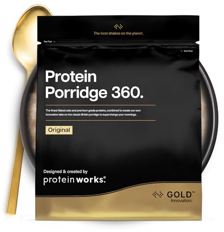 The Protein Works Porridge Proteico 360 | Basso Contenuto di Zuccheri, Ricco di Fibre, Vitamine E Minerali | Originale, 500 g, unità (Confezione da 1)