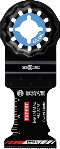 Bosch Professional 5x Sägeblatt Expert MetalMax AIZ 32 AIT (für Stahl, Edelstahl, Breite 32 mm, Zubehör Multifunktionswerkzeug) | für Stahl, Edelstahl, Breite 32 mm, Professional Zubehör Multifunktionswerkzeug