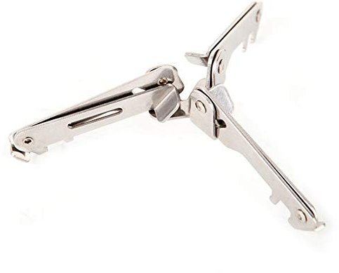 Universal Canister Stand Kanister Ständer Edelstahl Herd Brenner Kanister Stützfuß Standfuß für Outdoor Gas Kartusche,Faltbare Canister Stand Multifunktions-Kartuschenständer für Outdoor Gas (#1)