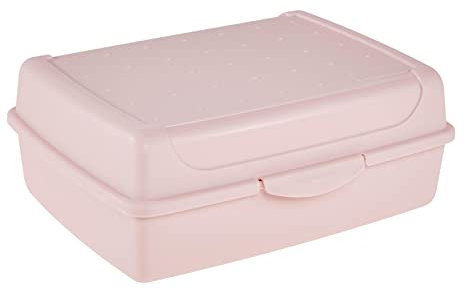 keeeper Recipiente para alimentos frescos con cierre de clic, 17 x 13 x 7 cm, 1 l, Luca Midi, Rosa Nordic