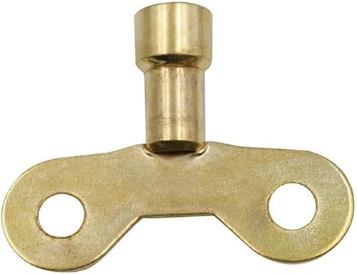 GANPUB Gold Radiator Plumbing Bleed Key for Venting Air, Solid Brass, Old Home Radiator, Wrenches, Hand Tools