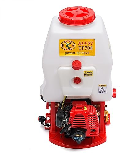 Pulverizador de motor de gasolina, rango de pulverización ajustable, 20 L, CDI, motor de gasolina, pulverizador de espalda, 7500 r/min, pulverizador a presión para agricultura