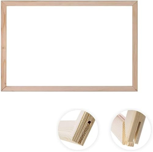 Holzrahmen Leinwand Keilrahmen 40x50 cm/16x20 Zoll, DIY-Rahmen für Malen nach Zahlen Leinwandbilder, DIY-Rahmen-Kit für Diamantmalerei Kreuzstich Einfach zu Montieren