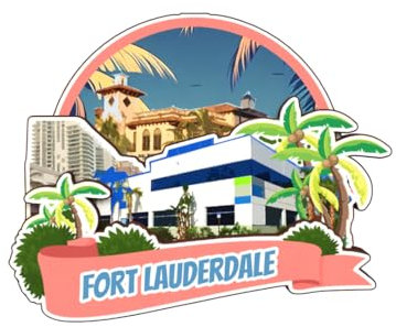Fort Lauderdale Florida USA Amerika Kühlschrankmagnet 3D Holz Stadt Reise Souvenirs Handgemachte Handwerk Kühlschrank Magnete Aufkleber Home Decor Collection Geschenk