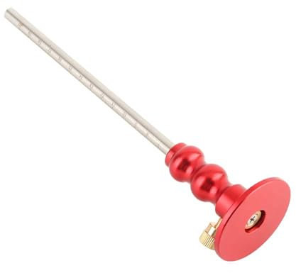 Fafeicy Calibro per Marcatura Ruote Strumento per Mortasare Rosso per la Lavorazione del Legno, Barra della Scala Incisa, Funzionamento Semplice, Miglioramento 'efficienza, Scala Chiara,