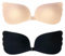 Reggiseno Invisibile, 2 Pezzi Coppe Adesive Seno, Reggiseno Adesivo Push Up, Coppe Silicone Adesive Push Up, Reggiseni Invisibili Donna,Riutilizzabile Reggiseno per Festa Matrimonio Uso Quotidiano(B)