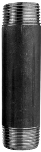 Home Invasion Rohr 1 Zoll – 26 x 34 mm Stahl schwarz – 40 cm (400 mm) – Gewinde