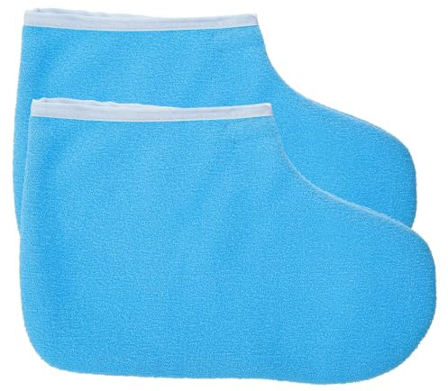 AUTSUPPL Paraffinwachs Fußumschläge Spa Fußüberzüge aus Polyester Isolierend und Warm für Pediküre Fußpflege mit Komfort für Salon und Zuhause