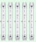 Vinaco J118 R7S Bulb 400W, 5 Pack R7S Halogen Bulb 118MM 400W Dimmable with 2800K Warm White, High Output 7500LM Linear Halogen, Long Lifespan 118MM for Security Landscape Light
