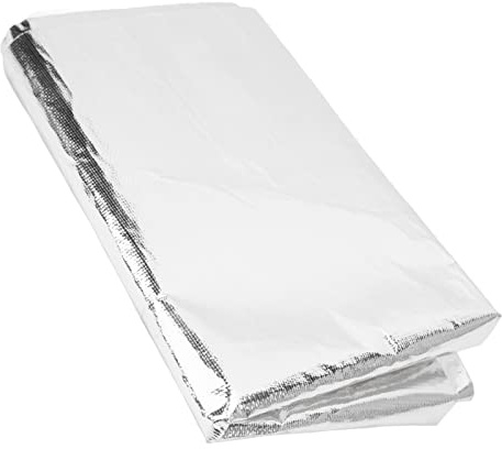 WINH Ruban Adhésif Réfléchissant doré pour Protection Thermique Haute Température pour Envelopper les Fils des Conduites de Carburant, Isolation Thermique Adhésive pour Capot Moteur, adapté pour le