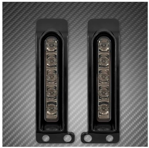 Parafango per moto, borsa laterale, luci a LED con indicatori di direzione e funzioni di luce freno per Har&ley Touring 2014-22 Fanales Posteriore