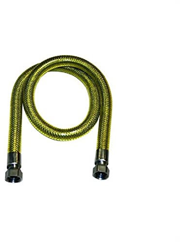 Tubo flessibile acciaio inox laccio gas per gpl e metano 1/2 FF femmina femmina cucina (300cm)