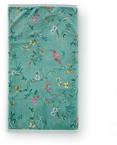Pip Studio Handtuch Les Fleurs | grün - 55 x 100