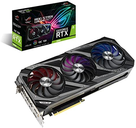 ASUS ROG STRIX NVIDIA GeForce RTX 3080 V2 OC Edition – Carte Graphique Gaming (PCIe 4.0, 10GB GDDR6X, LHR, HDMI 2.1, DisplayPort 1.4a, ventilateurs axiaux, 2.9 slot, Super Alloy Power II, GPU Tweak II