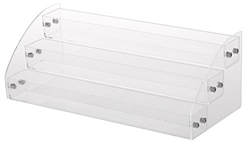 LIZEALUCKY 6 typer nagellack akryl klar sminkställ ställ organiseringshållare. Den är perfekt för tatueringsbläck, nagellack och andra saker att organisera (plast 2)