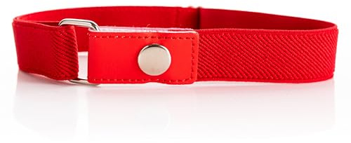 Olata Stretch-Kindergürtel mit Druckknopf, 1–6 Jahre, 25 mm | Verstellbarer Stretchgürtel für 1–6 Jahre mit Druckknopf; bequem, sicher und leicht zu bedienen.