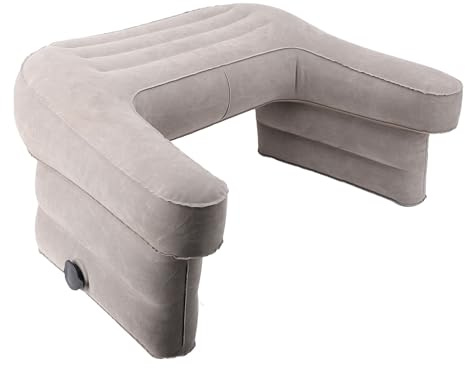 Ejoyous Aufblasbares Gaming Lesekissen, Lesekissen für Bett und Sofa Tragbarer Gaming Kissen Verstellbares Laptop Kissen Schoßschreibtischkissen