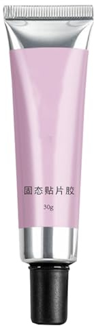 Gel per colla per unghie solido, gel per punte per unghie solido,Colla per punte delle unghie - Colla per unghie UV trasparente a lunga durata, adesivo per unghie per punte di unghie finte, stampa sul