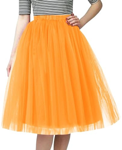 Gonna Tulle Donna Rossa Gonna Viola Tulle Gonna In Tulle Donna Marrone Sottoveste Vintage Gonna a Palloncino Donna Gonna Tutu Fucsia Gonna Babbo Natale Donna Gonne a Ruota Gonna Paillettes Donna Lunga
