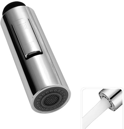Douchette Évier Cuisine Avec 2 Modes De Pulvérisation – Embout De Robinet En Plastique De Remplacement, Économiseur D’Eau, Facile À Installer Pour Cuisine Et Salle De Bain，douchette Robinet Cuisine