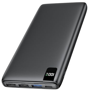 Power Bank 20000mAh Portable Charger - Hiluckey 22.5W PD Fast Charging External Battery Pack USB C Input & Output Mobile Phone Charger with LED Display Compatible with Smartphone Tablet