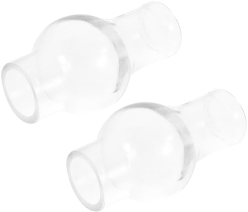 Generico Paralume in Vetro Artigianale Retrò 2 Pezzi per Lampada a Olio Coprilampada Ornamentale Antivento per Illuminazione Calda e Decorazione Casa