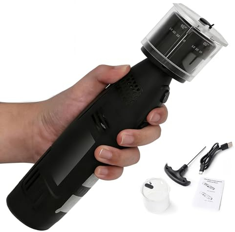 Cordless TIG Tungsten Electrode Grinder, 1.6-3.2mm Electric Tungsten Sharpener with 6 Preset Angles (15°-50°),8,000–35,000 Rpm Speed,32-Speed Adjustable for Welding Tools