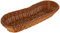 KESPER 17848 Baguette-Korb, Kunststoffgeflecht, Maße - 42 x 13.5 x 7 cm, Braun