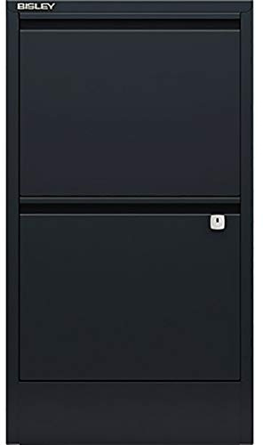 Bisley Home Filer, 2 HR-Schubladen, Metall, 634 Anthrazit, 40 x 41.3 x 67.2 cm
