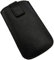 Handyschale 24 Slim Case für GIgaset GL390 Handytasche Schwarz Schutzhülle Tasche Cover Etui mit Klettverschluss