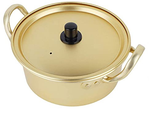Casserole, petite casserole coréenne Ramen Pot avec poignée pour cuiseur de nouilles soupe(#1)