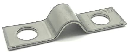 100x Doppelstabmattenzaun Pfosten Befestigung Spanndraht Maschendraht Zaun 6mm Bogen