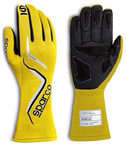 Sparco 00136313GF GUANTES LAND 2022 TALLA 13 AMARILLO