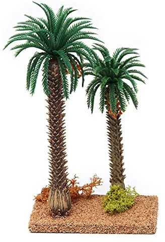 Holyart Doppel-Palme 20x10x5 cm für DIY-Krippe