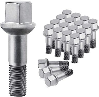 Frankberg 20 bulloni per ruota, compatibili con 124 190, classe A, CLC, Classe E SL SLK Vaneo 1982-2011, 0009904807