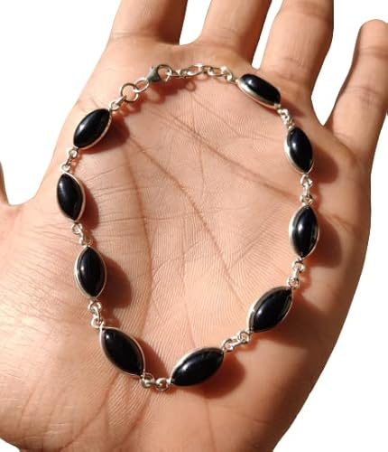 Bracelet en argent avec pierre de lune arc-en-ciel en forme de marquise, pierre de lune naturelle, chaîne à maillons faite à la main, cadeau pour femmes et filles, cadeau pour ses bijoux