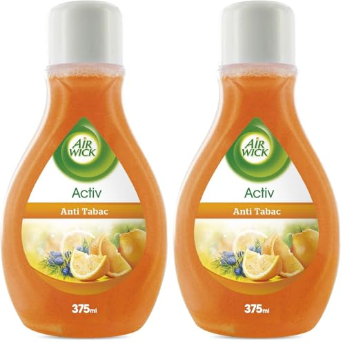 Air Wick Activ Anti Tabac, 1 x 375 ml (Packung mit 2)