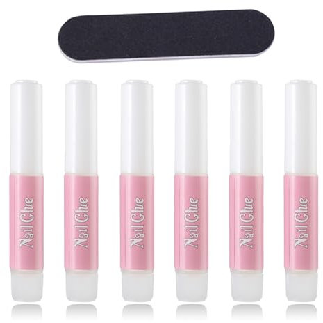 MUSILAN 6 Stück Nagelkleber Super Stark für Kunstnägel und Acrylnägel